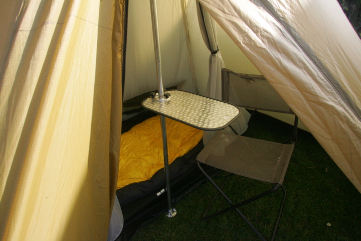 Tent-Pole Swing-Table